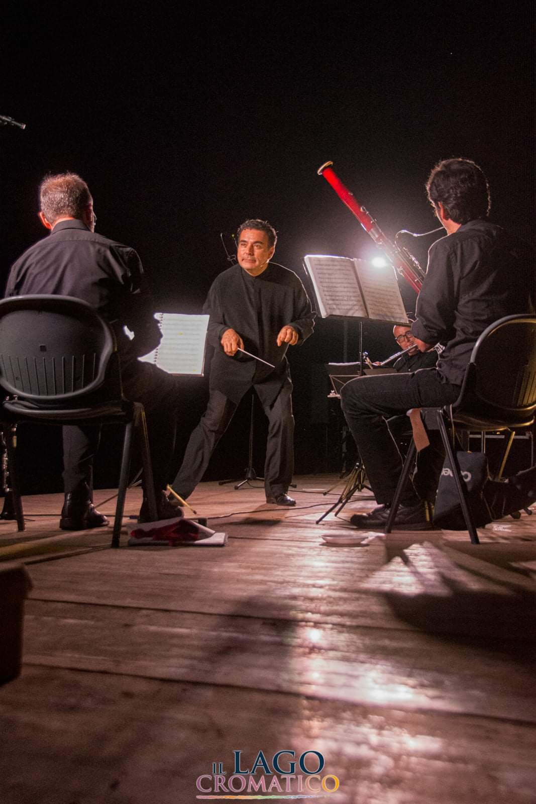 Il trio in controluce