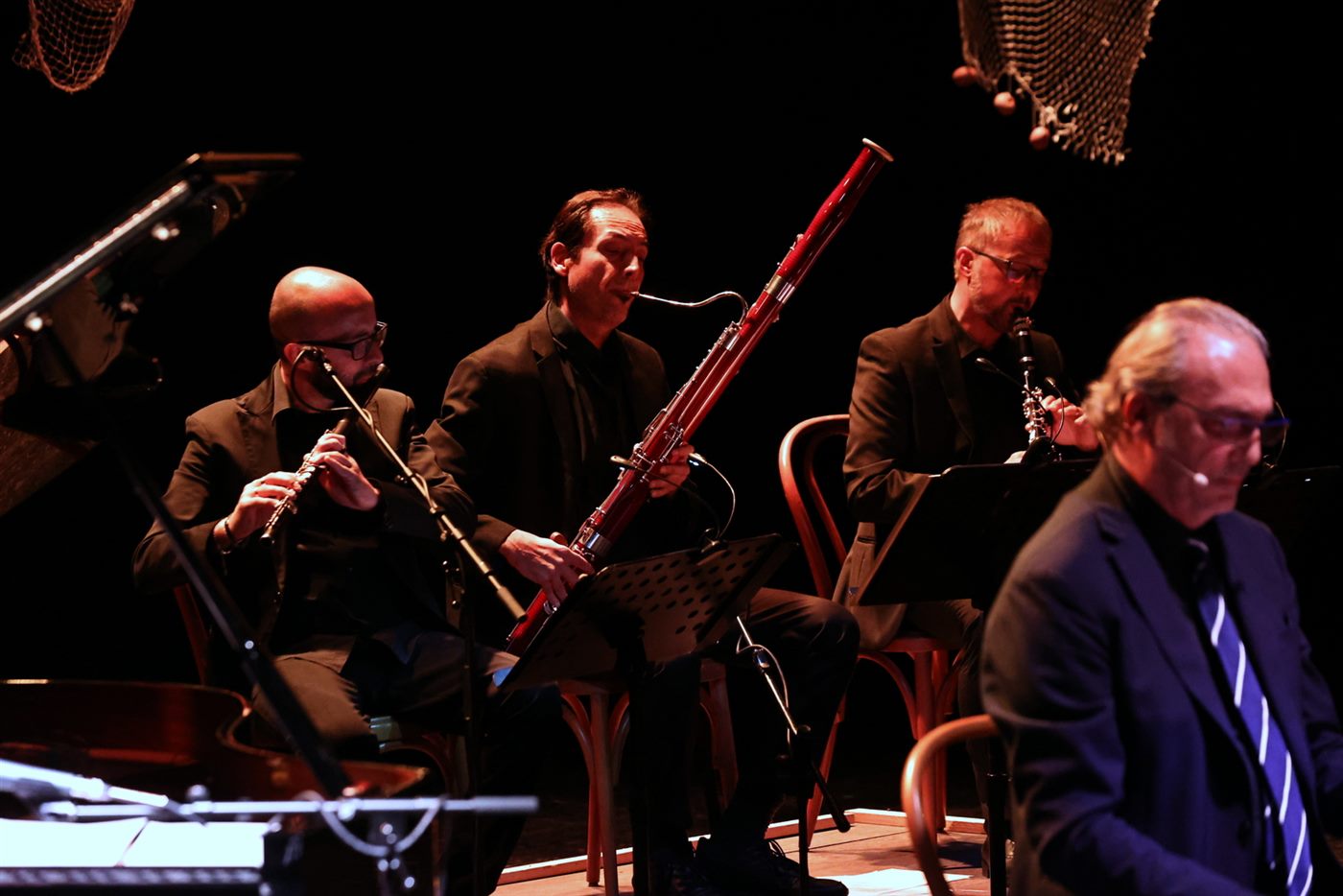 Il trio in concerto con Luca Ward